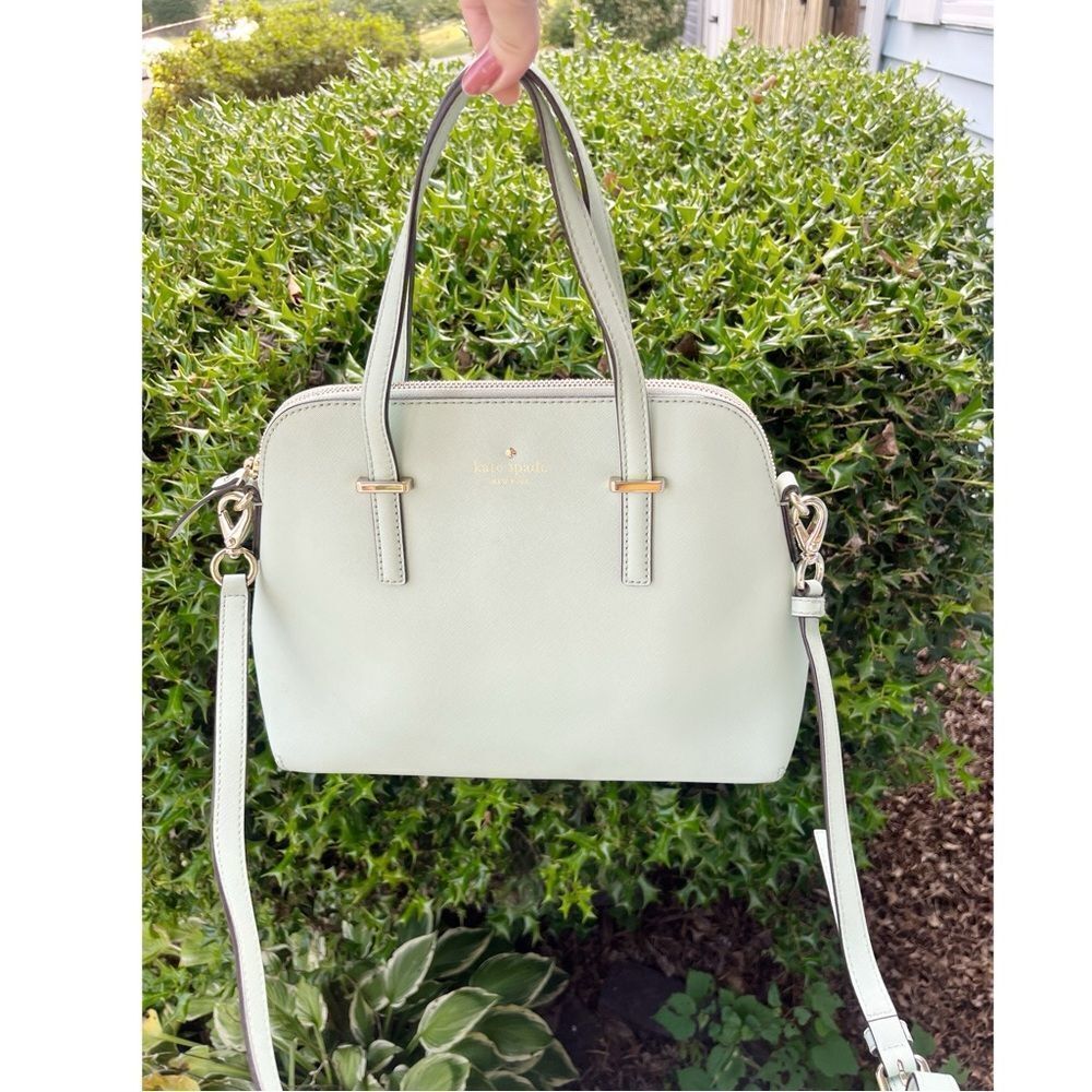 Kate Spade Cedar Street Maise‎ Satchel Mint Mojito EUC
